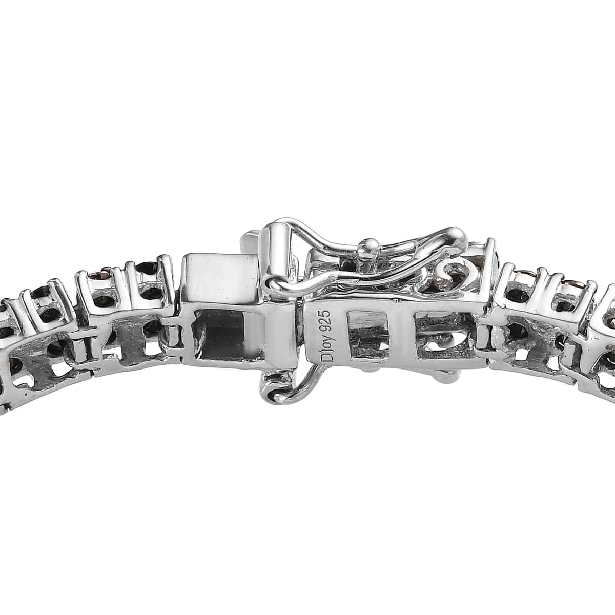 Black Diamond Double Row Tennis Bracelet in Platinum Over Sterling Silver (6.50 In) 10.70 Grams 6.00 ctw image number 3