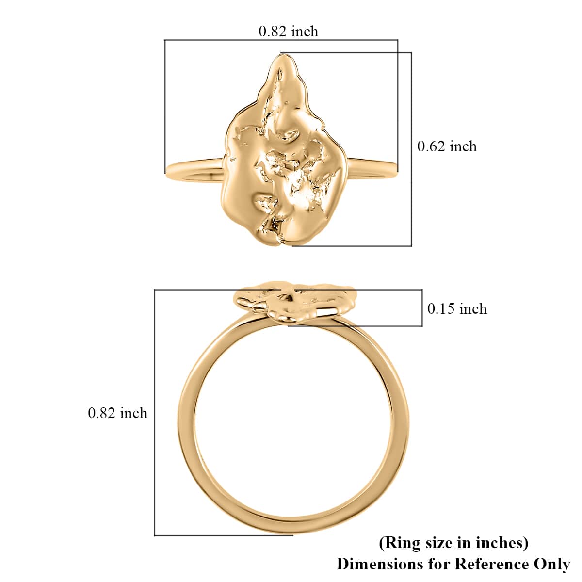 Luxoro 10K Yellow Gold Ring 2.35 Grams image number 5