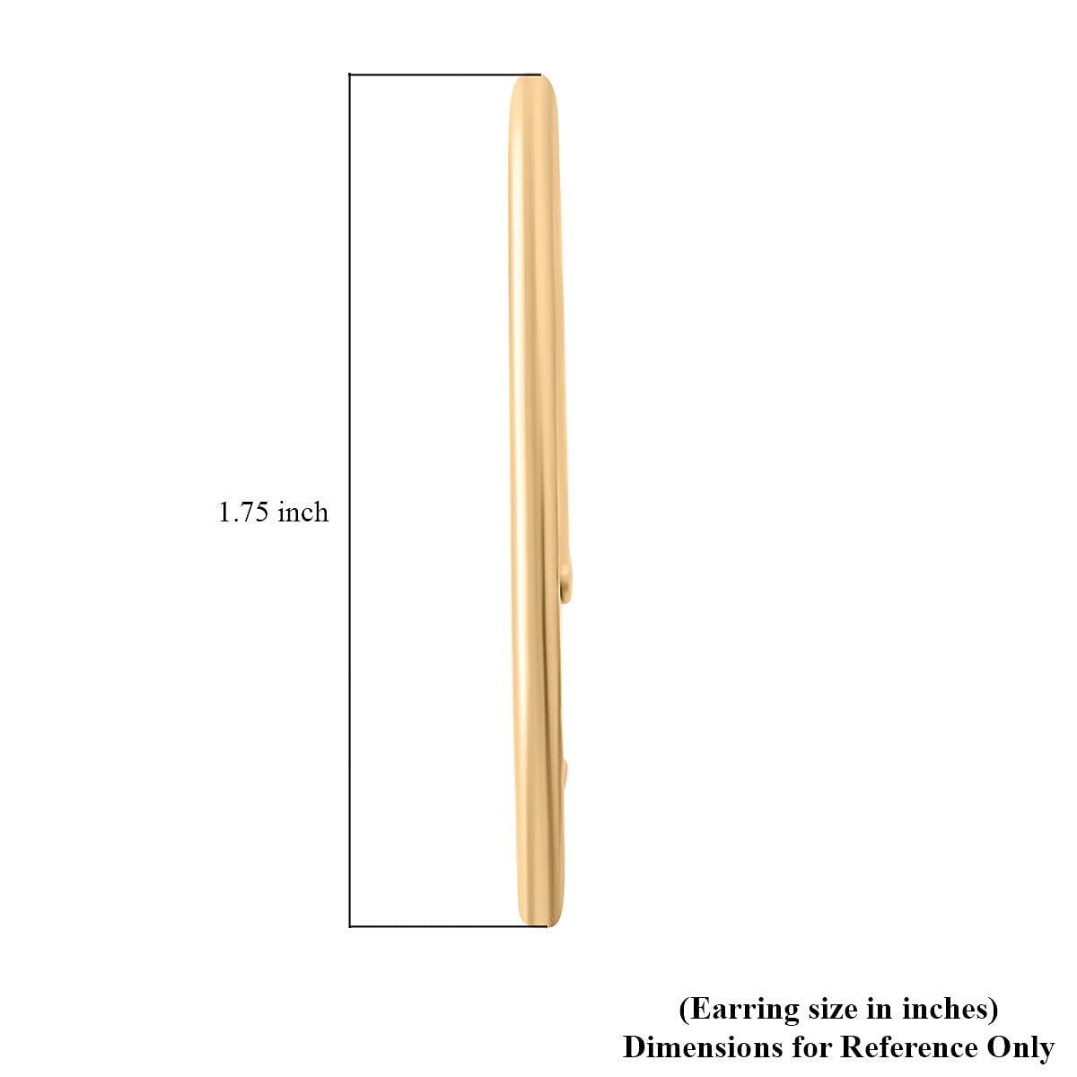 10K Yellow Gold Hoop Earrings 2.5 Grams image number 4