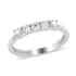 RHAPSODY 950 Platinum Diamond Carving (E-F, VS) Ring (4.50 g) 0.50 ctw image number 0
