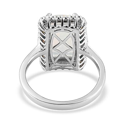 Premium Wegal Tena Opal and Multi Diamond Halo Ring in Platinum Over Sterling Silver (Size 10.0) 3.35 ctw