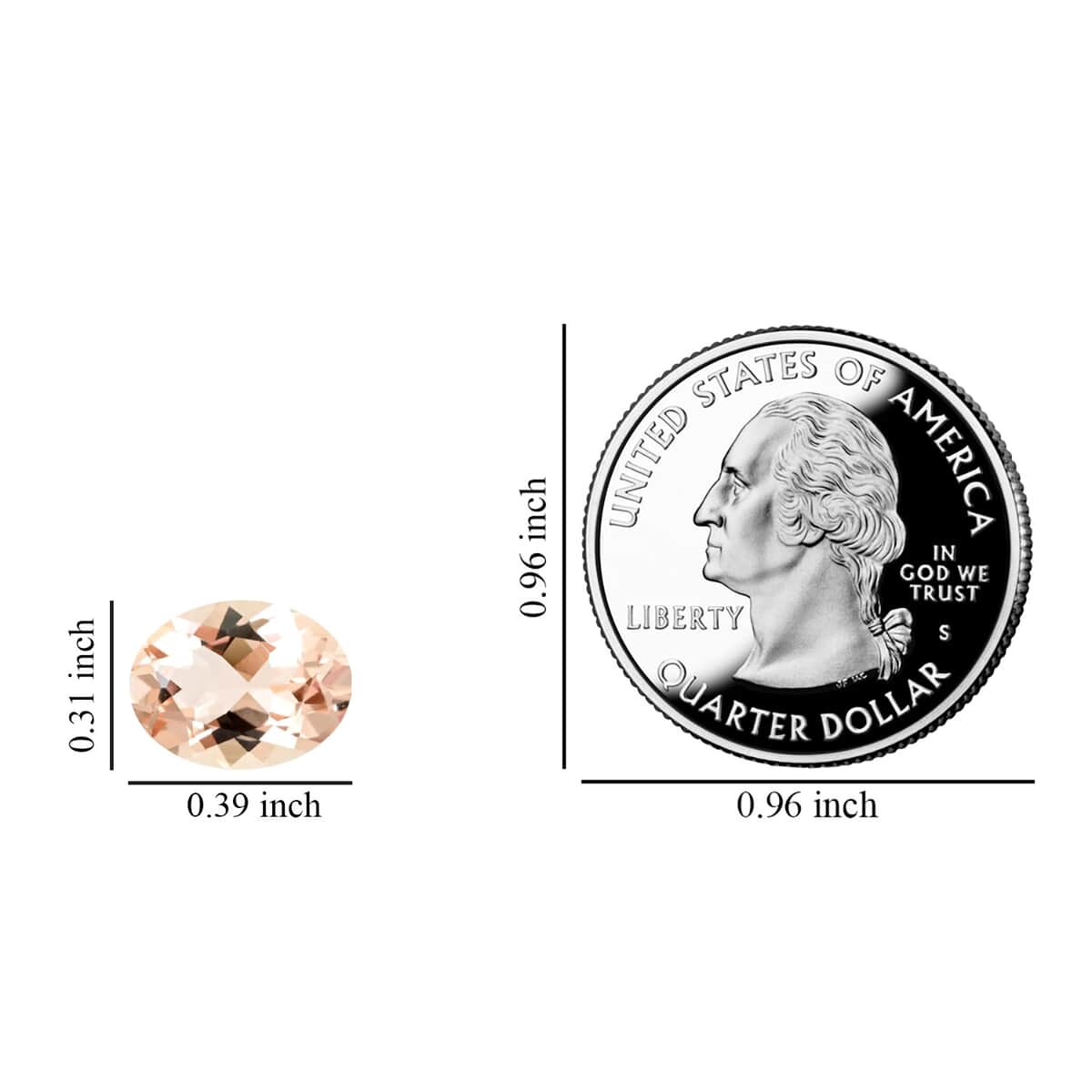 AAAA Marropino Morganite (Ovl 10x8 mm) 2.20 ctw image number 4