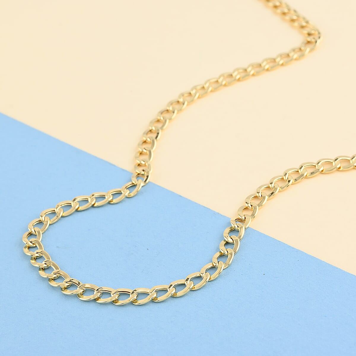 14K Yellow Gold Cuban Necklace 24 Inches 8.4 Grams image number 1