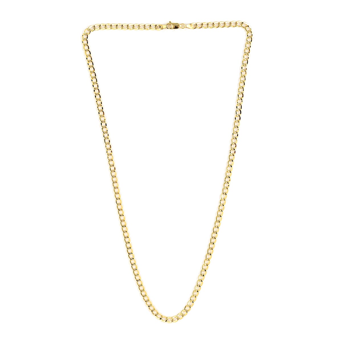 14K Yellow Gold Cuban Necklace 24 Inches 8.4 Grams image number 2
