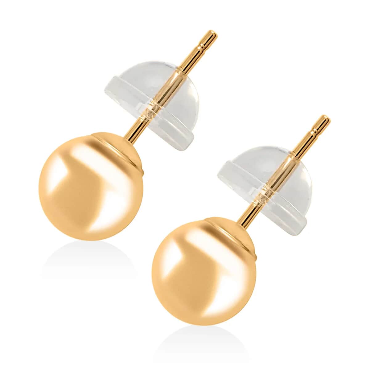 7/8 14K Yellow Gold Plated Dainty Mini Bar Stud Earrings : PAVOI:  : Clothing, Shoes & Accessories