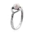 Bali Legacy Freshwater Pearl Evil Eye Protector Ring in Sterling Silver (Size 5.0) image number 3