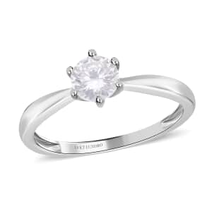 14K White Gold Luxuriant Lab Grown Diamond G-H SI Solitaire Ring (Size 6.0) 1.00 ctw