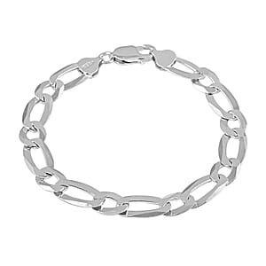Italian Sterling Silver Link Bracelet (8.00 In) 13.50 Grams