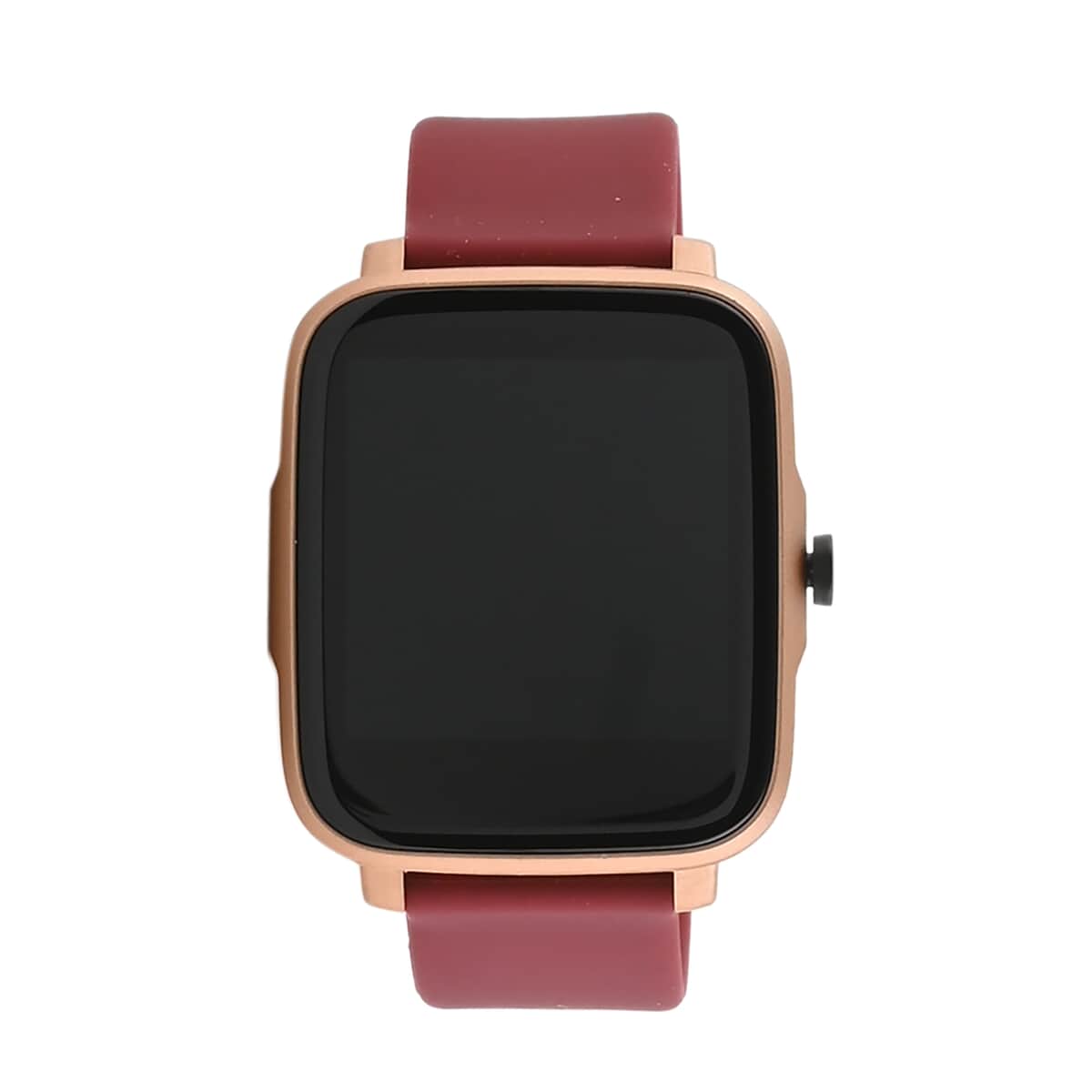 iTime Full Touch Screen Smart Watch with Burgundy Silicone Strap (40 mm Dial) image number 0