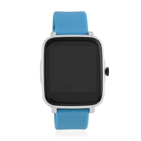 iTime Full Touch Screen Smart Watch with Blue Silicone Strap (40 mm Dial) image number 0