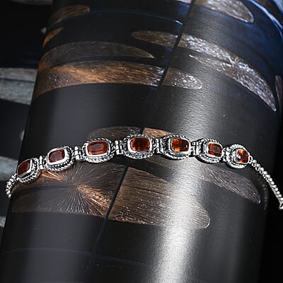 Tangerine Kyanite Bracelet in Sterling Silver (7.25 In) 4.75 ctw