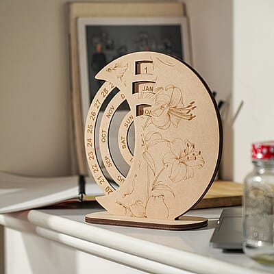 Perpetual Calendar with Stand