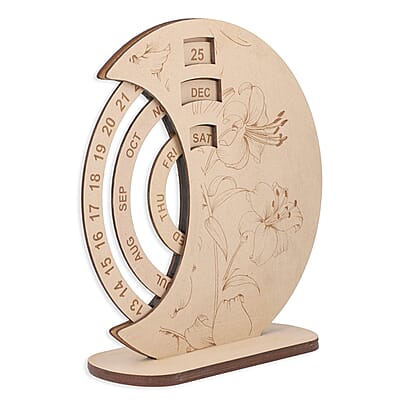 Perpetual Calendar with Stand
