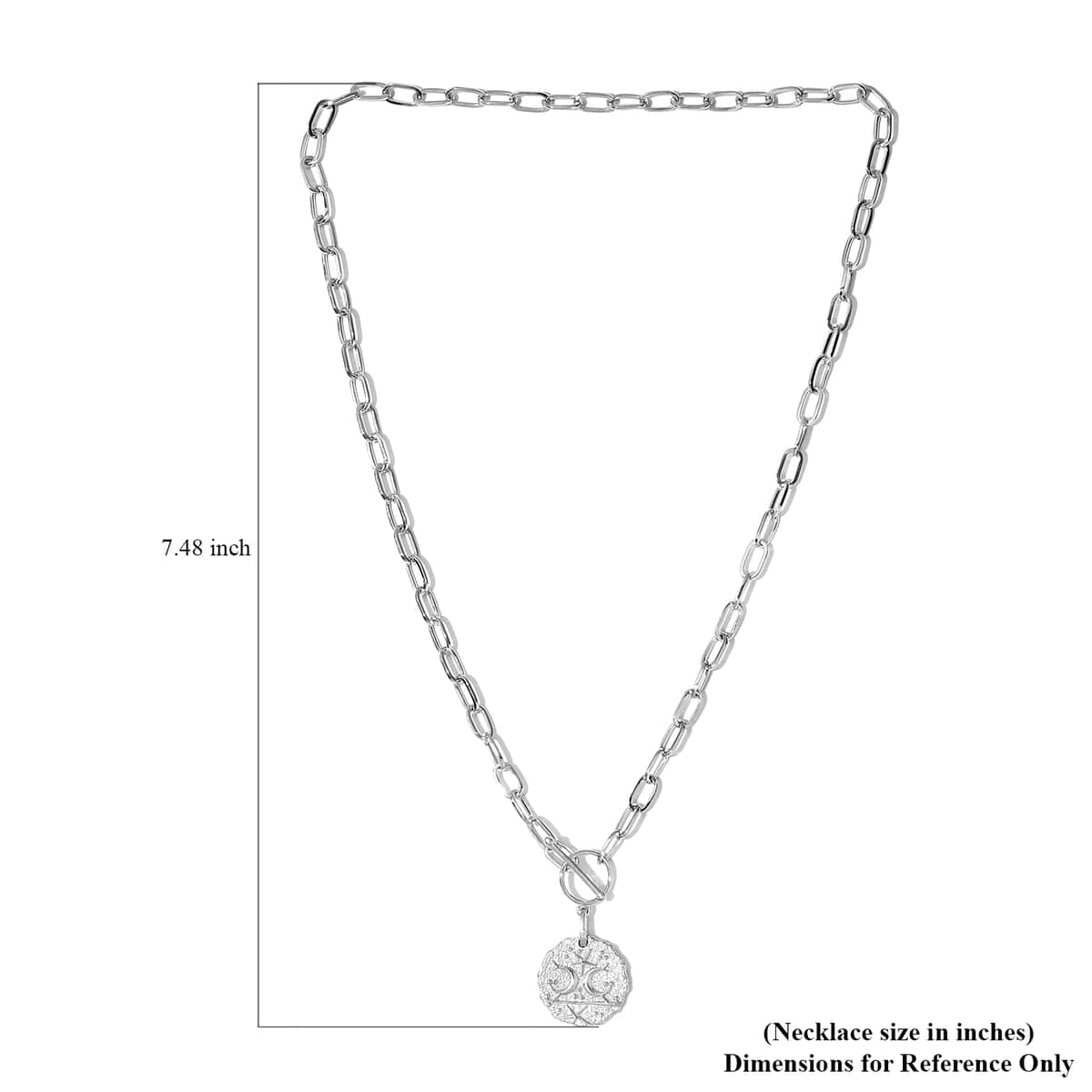 Karis Necklace 18 Inches in Platinum Bond image number 6