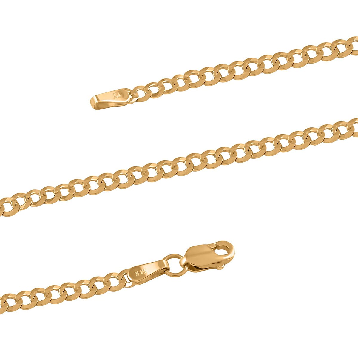14K Yellow Gold 2.5mm Cuban Chain Necklace 20 Inches 4.5 Grams (Delivery in 10-15 Business Days)  image number 2