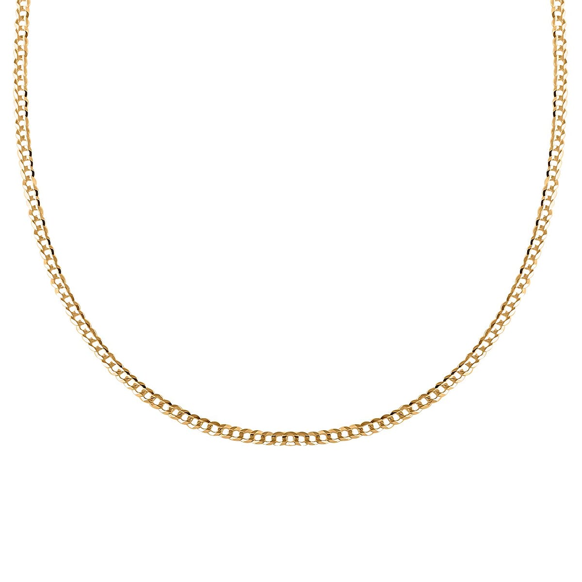 14K Yellow Gold 2.5mm Cuban Chain Necklace 20 Inches 4.5 Grams (Delivery in 10-15 Business Days)  image number 3