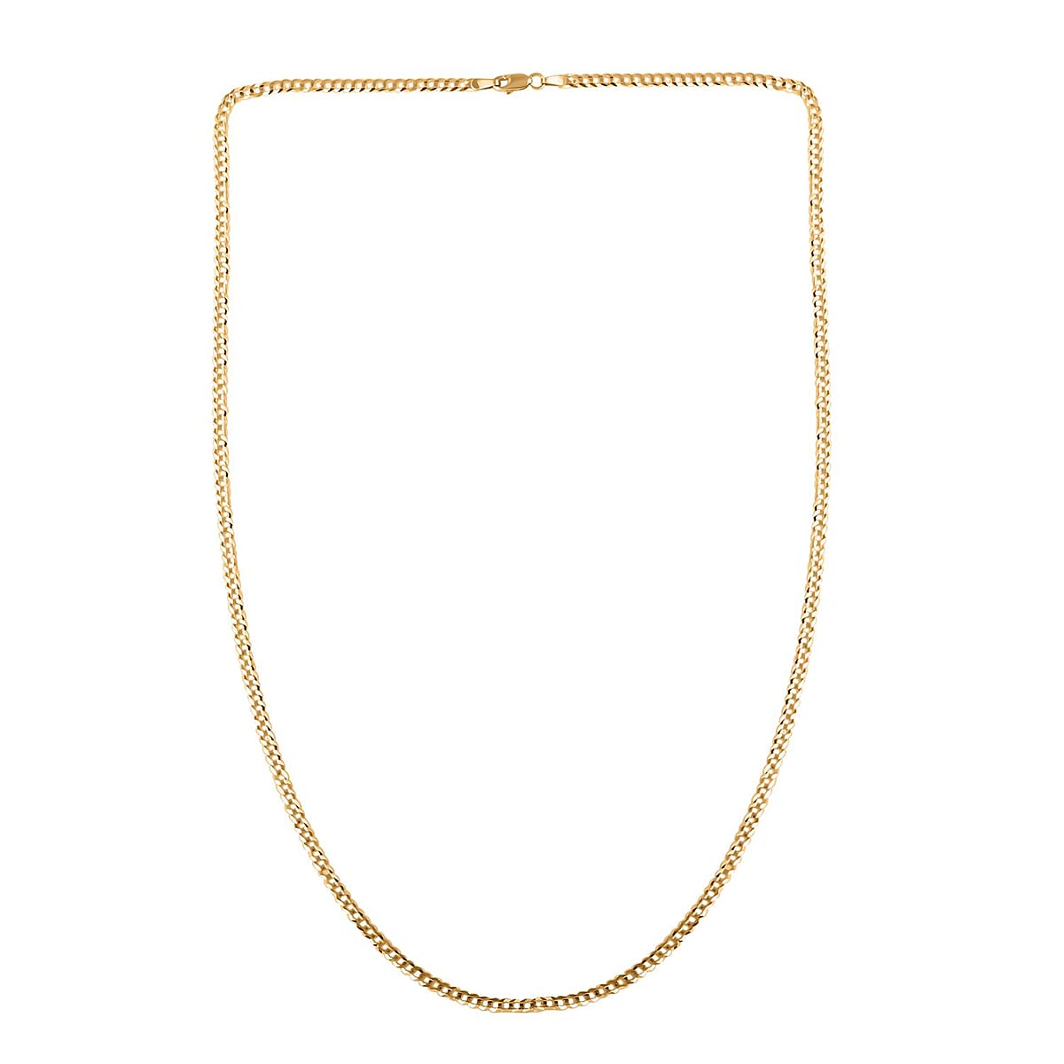 14K Yellow Gold 2.5mm Cuban Chain Necklace 20 Inches 4.5 Grams (Delivery in 10-15 Business Days)  image number 5