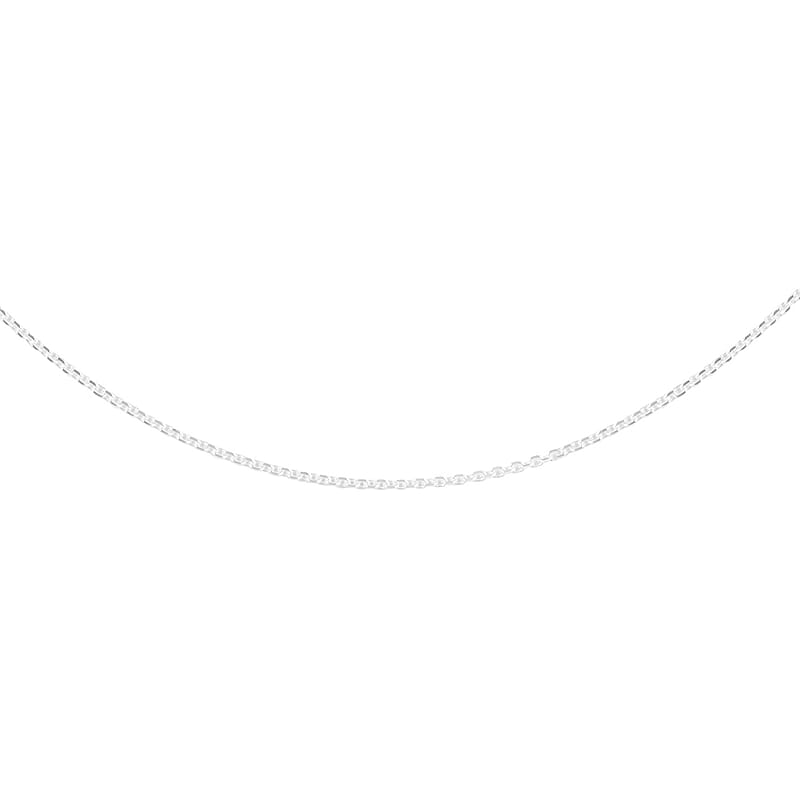 Italian Sterling Silver Forzatina Chain Necklace 30 Inches 2.30 Grams