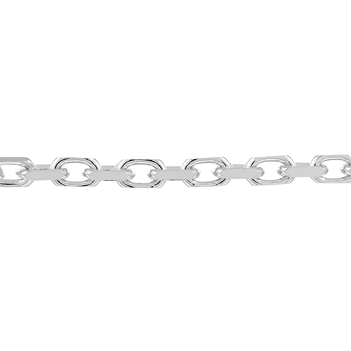 Italian Sterling Silver Power Chain Bracelet (8.50 In) 15.30 Grams image number 2
