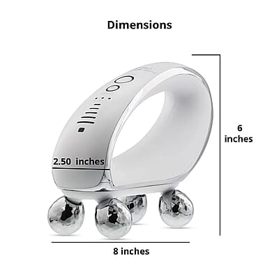Lumina NRG Fat Iron Pro at Home Slimming & Skin Tightening Device - White, Cordless Rechargeable Slimming Device With Ultrasonic Vibration Technology,