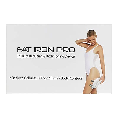 Lumina NRG Fat Iron Pro at Home Slimming & Skin Tightening Device - White, Cordless Rechargeable Slimming Device With Ultrasonic Vibration Technology,