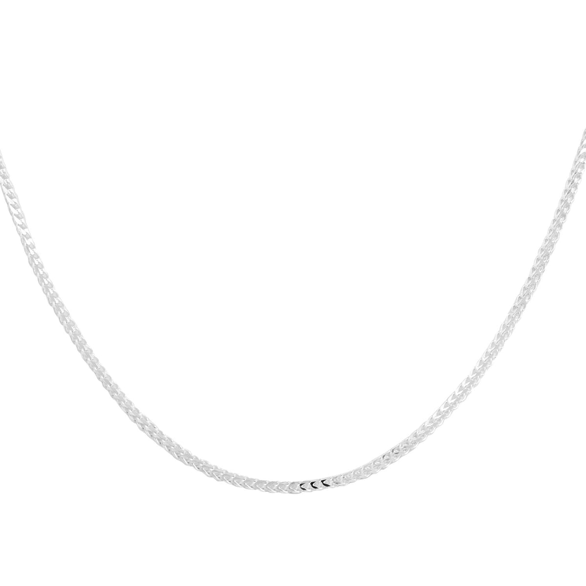 Italian Sterling Silver Franco Necklace 20 Inches 4.30 Grams image number 0