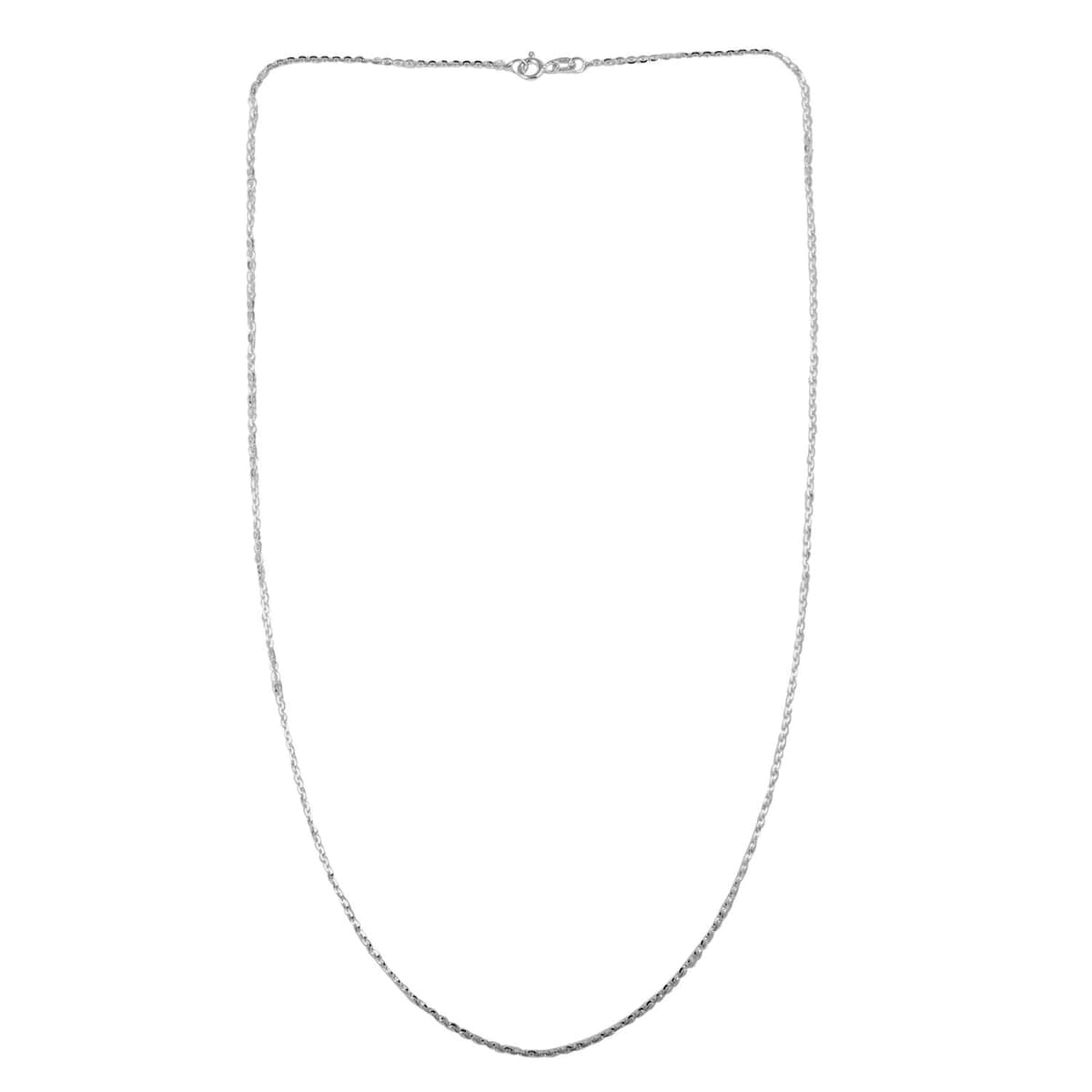 Italian Sterling Silver New Brillantina Chain Necklace (24 Inches) (2.70 g) image number 5