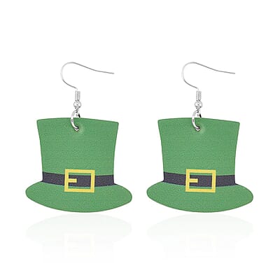 Hat Design Trendy Drop Earrings in Stainless Steel