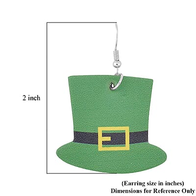 Hat Design Trendy Drop Earrings in Stainless Steel