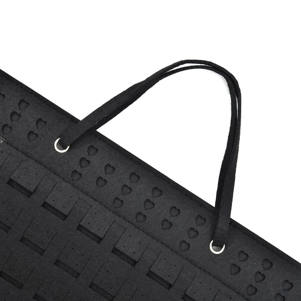 Black Earring Storage Bag (Hold Up to 300 Pairs) (22.5"x13.8") image number 5