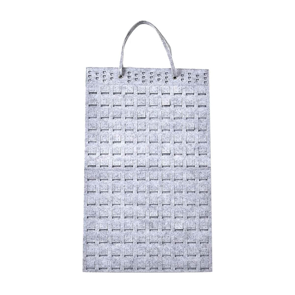 Gray Color Earring Jewelry Storage Bag Hold Up to 300 Pairs Scratch Resistant, Vertical Hanging Earrings Organizer, Earrings Storage, Gifts For Her image number 1