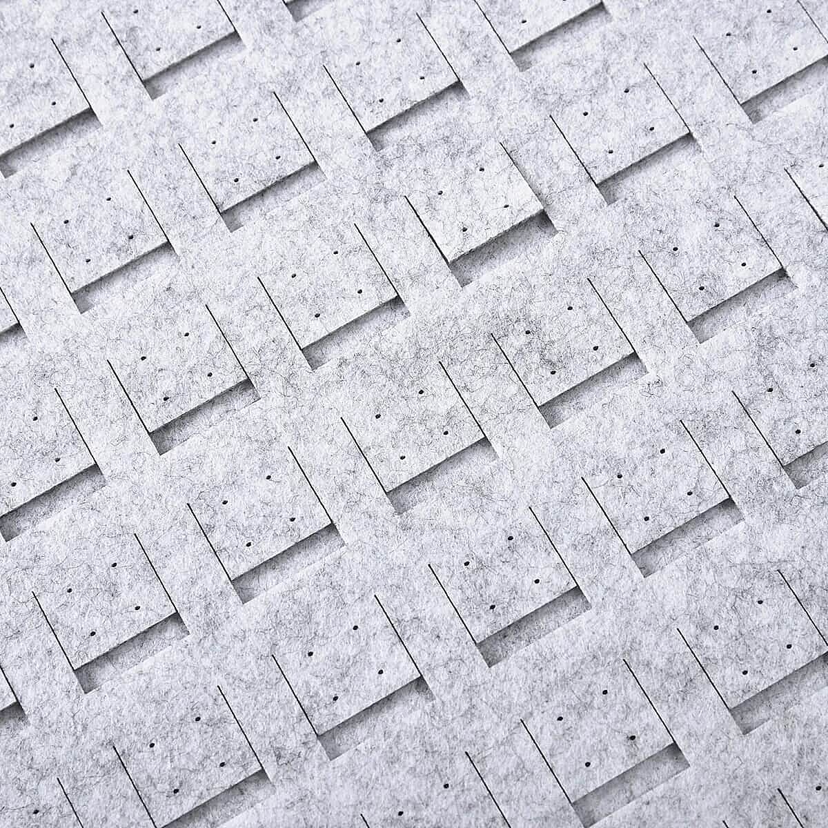 Gray Color Earring Jewelry Storage Bag Hold Up to 300 Pairs Scratch Resistant, Vertical Hanging Earrings Organizer, Earrings Storage, Gifts For Her image number 6