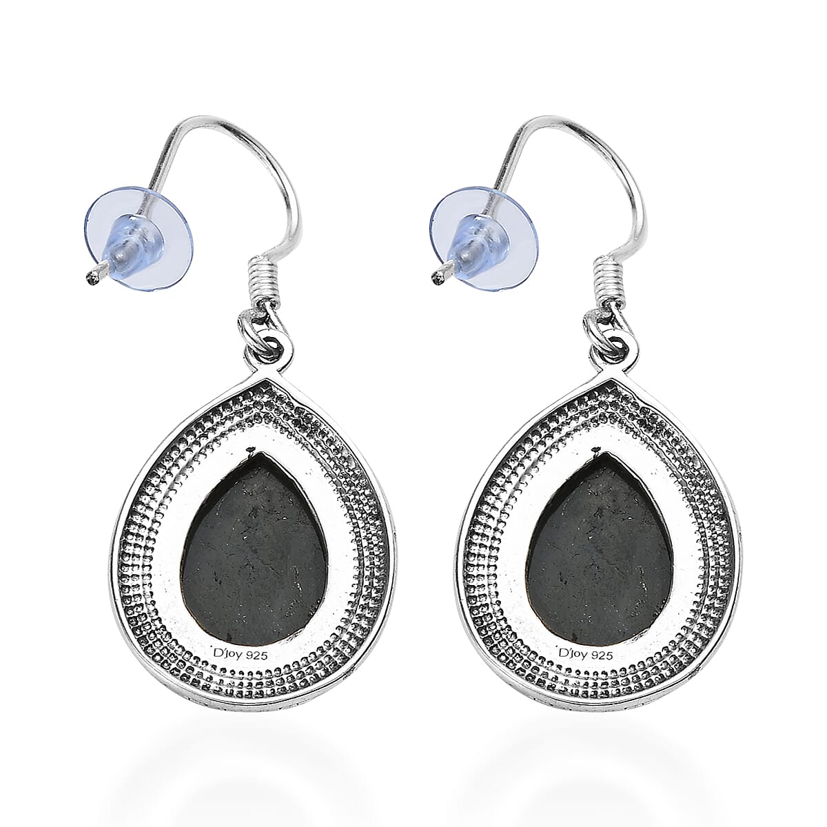 Artisan Crafted AAA Malagasy Labradorite Dangle Earrings in Sterling Silver 12.75 ctw image number 3