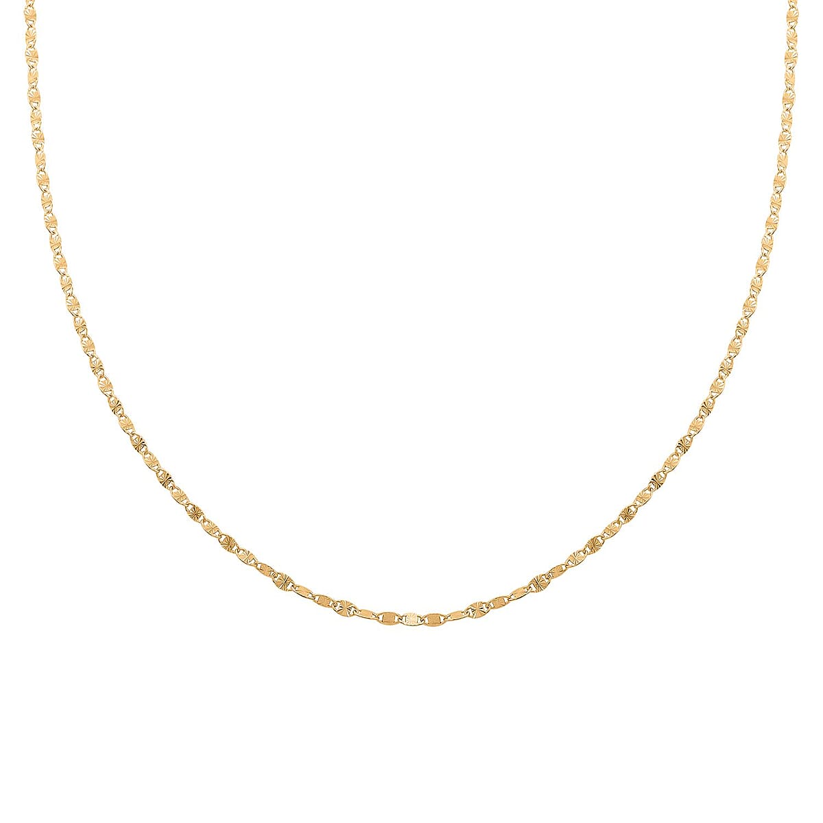 Italian Confetti Star Necklace in 14K Yellow Gold Over Sterling Silver 3.40 Grams 20 Inches image number 0