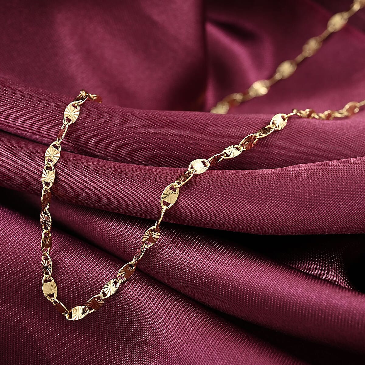 Italian Confetti Star Necklace in 14K Yellow Gold Over Sterling Silver 3.40 Grams 20 Inches image number 1