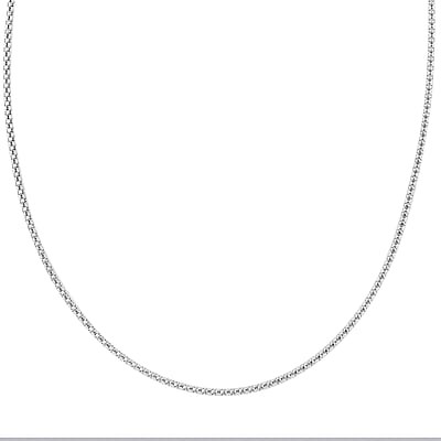 Italian Sterling Silver Popcorn Chain Necklace 18 Inches 2.70 Grams