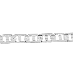 Italian Sterling Silver Dallas Chain Bracelet (8.50 In) 13.5 Grams