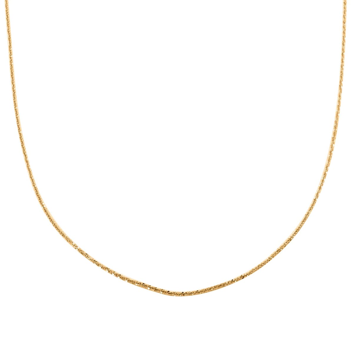 Italian Margherita Chain Necklace in 14K Yellow Gold Over Sterling Silver 4.20 Grams 20 Inches image number 0