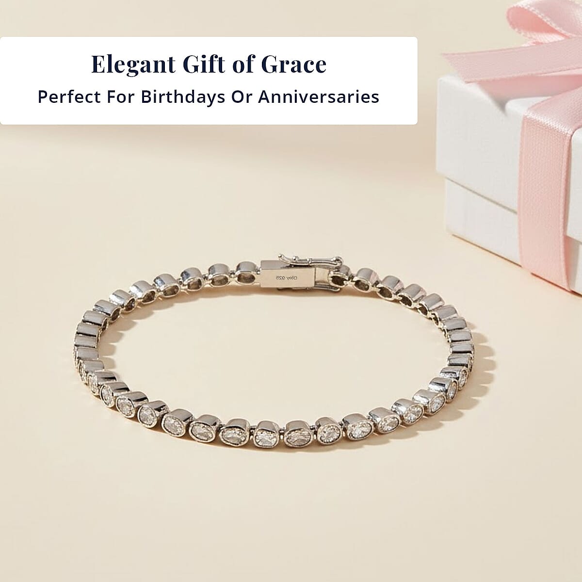 Polki Diamond 2.00 ctw Tennis Bracelet in Platinum Over Sterling Silver, Diamond Jewelry, Gifts For Her, Diamond Bracelet (6.50 In) image number 5