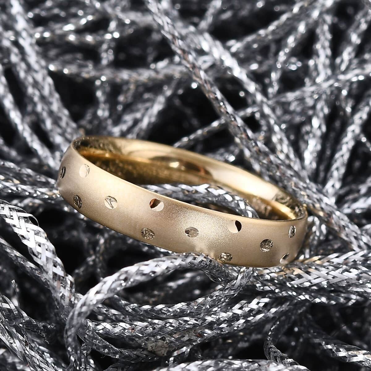 10K Yellow Gold Band Ring (Size 10.0) 1.20 Grams image number 1