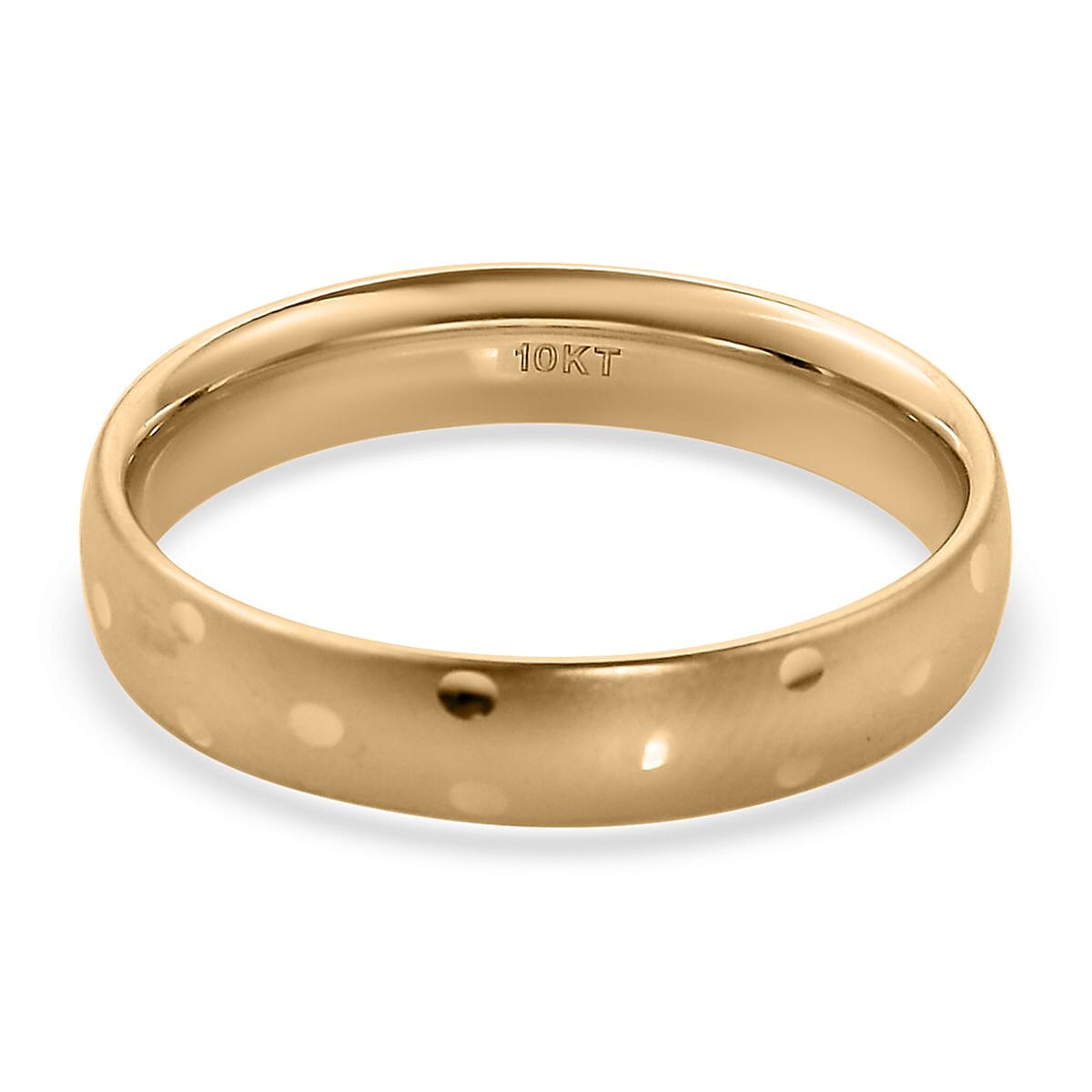 10K Yellow Gold Band Ring, Promise Rings (Size 5.0) 1.20 Grams image number 4