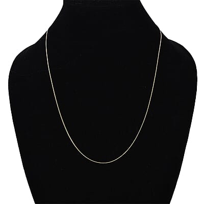 Curb Link Pendant Chain in 18K Yellow Gold 0.85 Grams 20 Inches