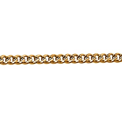 Curb Link Pendant Chain in 18K Yellow Gold 0.85 Grams 20 Inches