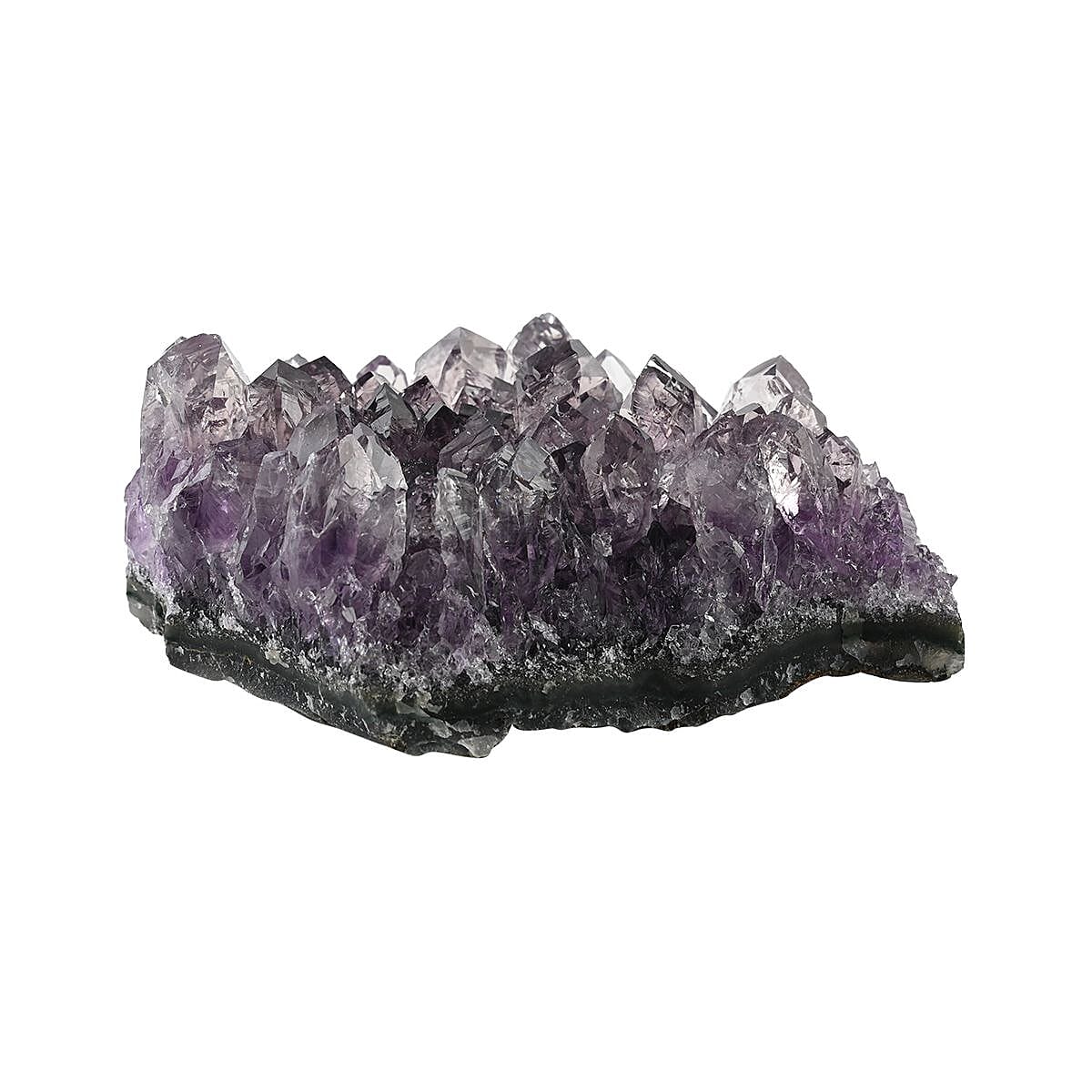 Amethyst Druzy -S Approx. 1011.5ctw, Amethyst Crystal Geode For Living Room Side Table Decor, Decorative Gems image number 1