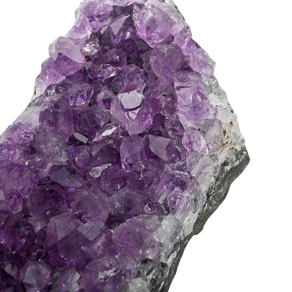 Amethyst Druzy -S Approx. 1011.5ctw, Amethyst Crystal Geode For Living Room Side Table Decor, Decorative Gems image number 4