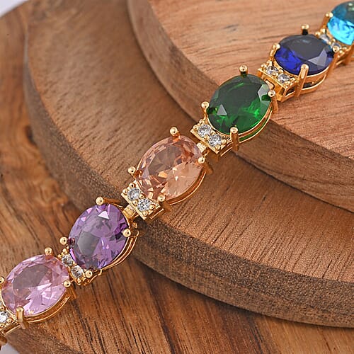 Simulated Multi color Diamond - Product card gallery slide 2 (9431606690047)