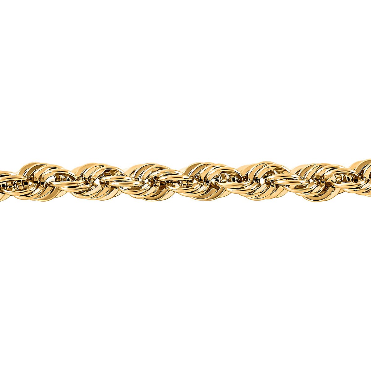 10K Yellow Gold 4.5mm Quint Rope Bracelet (8.50 In) 3.4 Grams image number 1