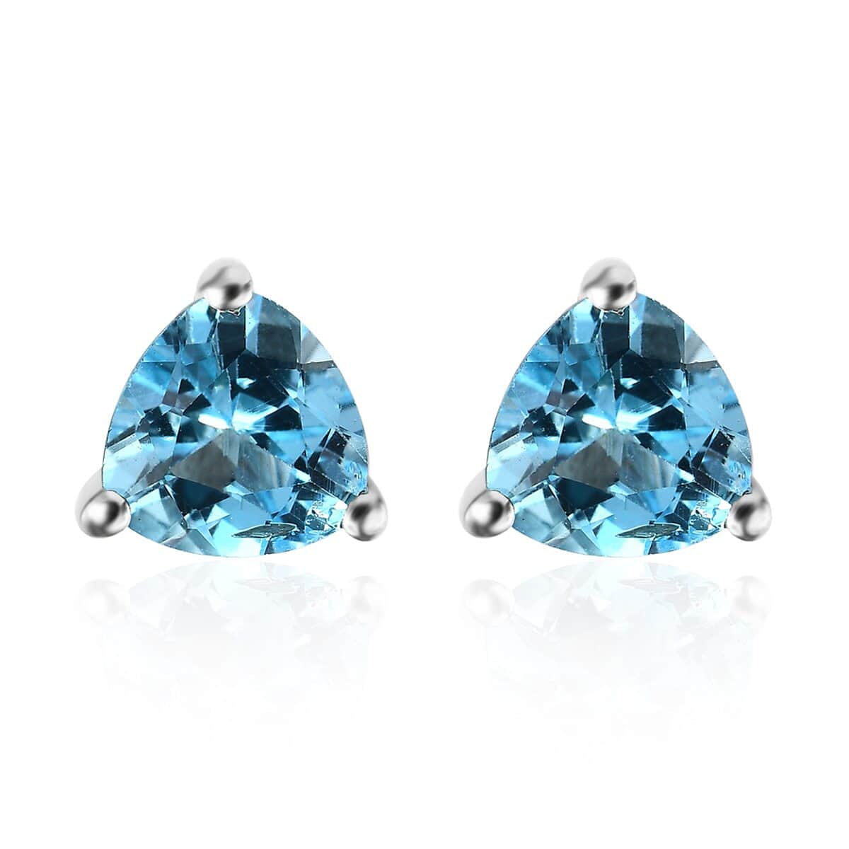 Marambaia Topaz Stud Earrings in Platinum Over Sterling Silver 1.65 ctw image number 0