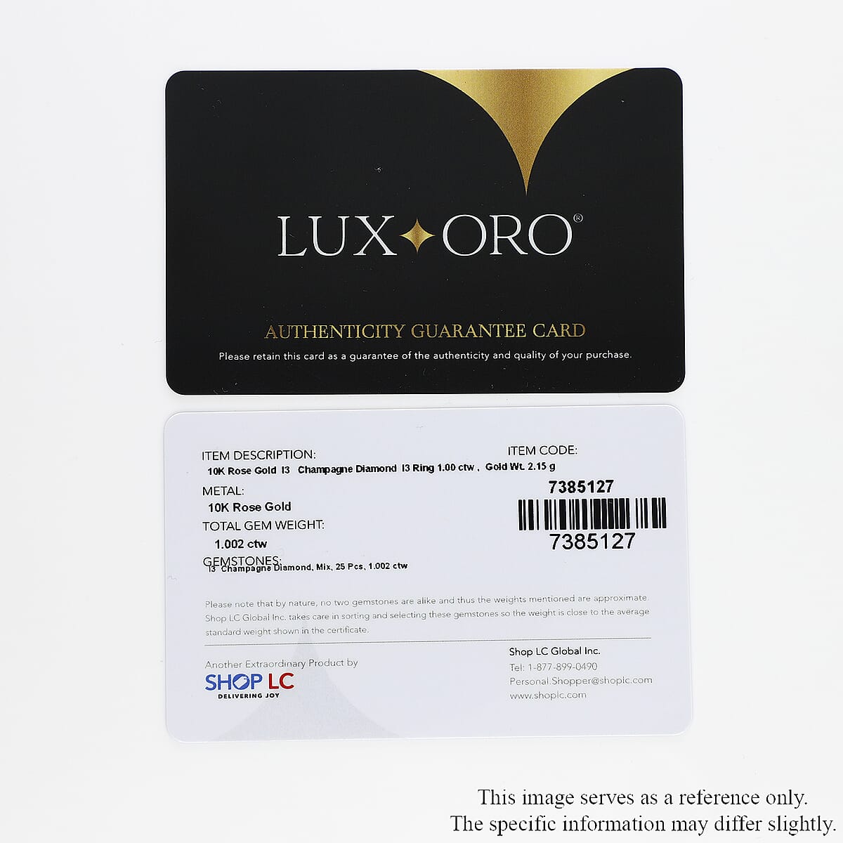 Luxoro Natural Champagne Diamond Ring, 10K Rose Gold Ring, Natural Champagne Diamond Oval Shape Ring, Halo Ring, Wedding Ring, Engagement Ring 1.00 ctw (Size 7.00) image number 7