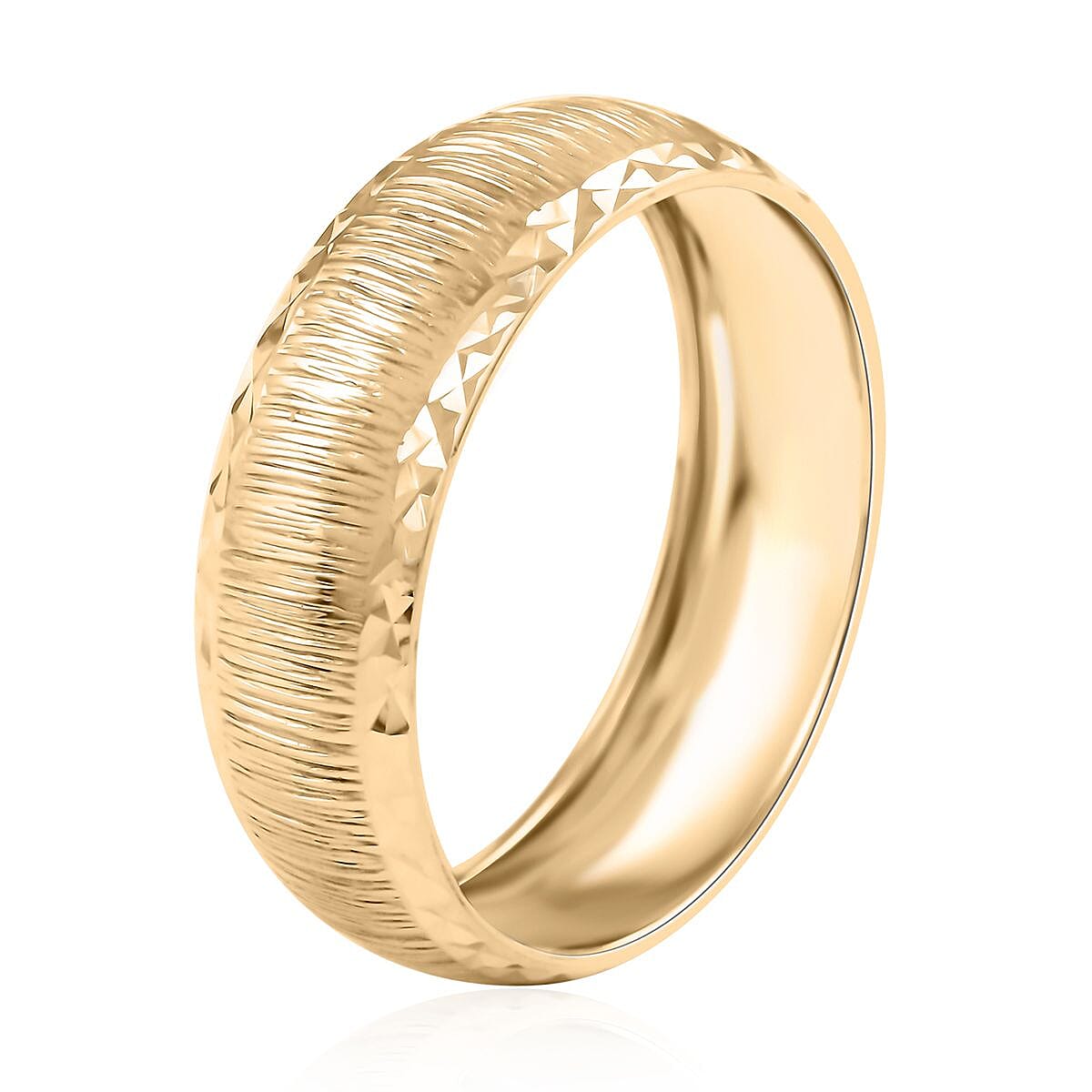 Gold Seta Preziosa Italian 10K Yellow Ring (Size 8.0) 1.15 Grams image number 3